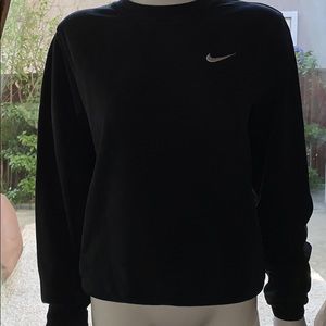black nike crew neck